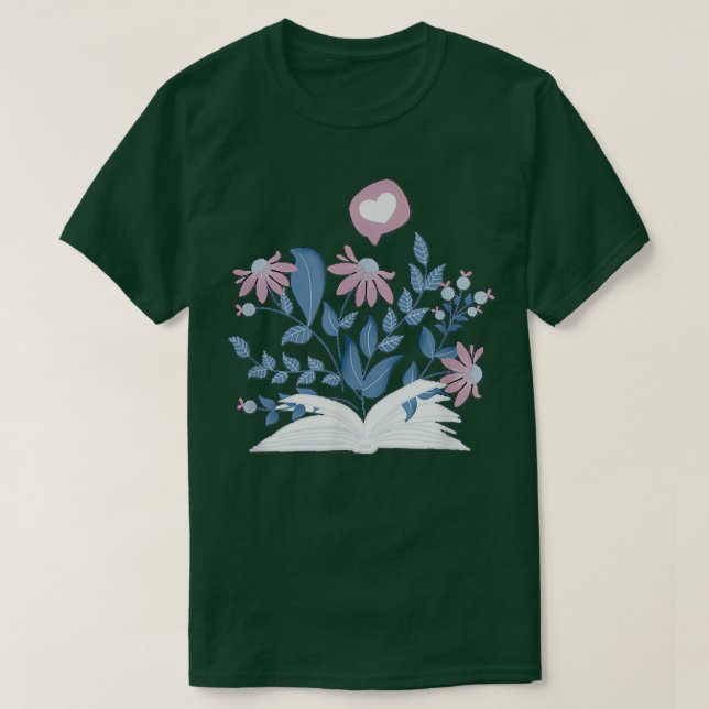 Camiseta Plantas de flores que crecen de la historia de los (Diseño del anverso)