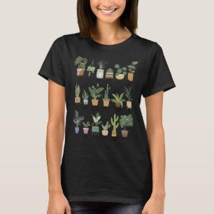 Camiseta Plantas de Interior Horticultura Jardinería Jardín