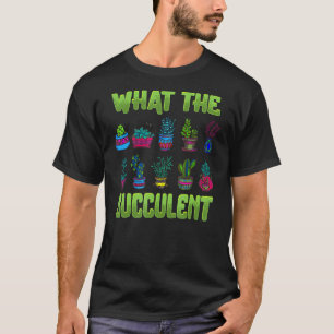 Camiseta Plantas de jardín jardinero florista cactus sucule