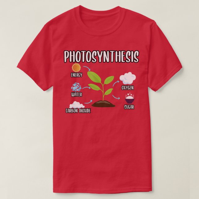 Camiseta Plantas de jardinería Fotosíntesis Hogares Lover (Diseño del anverso)