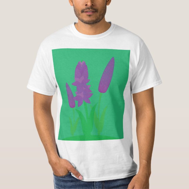 Camiseta Plantas de lavanda (Anverso)