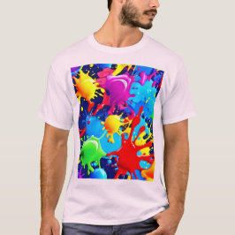 Camiseta Plantas de pintura vibrantes: una instrucción de c