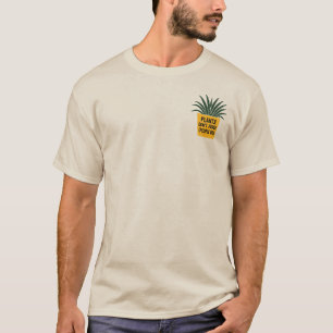 Camiseta Plantas Divertidas No Juzgan Arte de Sello de Tint