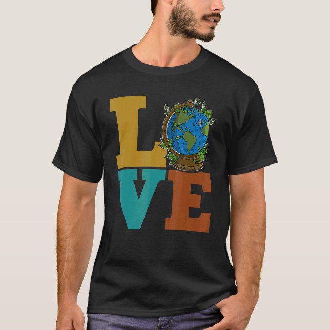 Camiseta Plantas ecologistas de protección del medio ambien (Anverso)