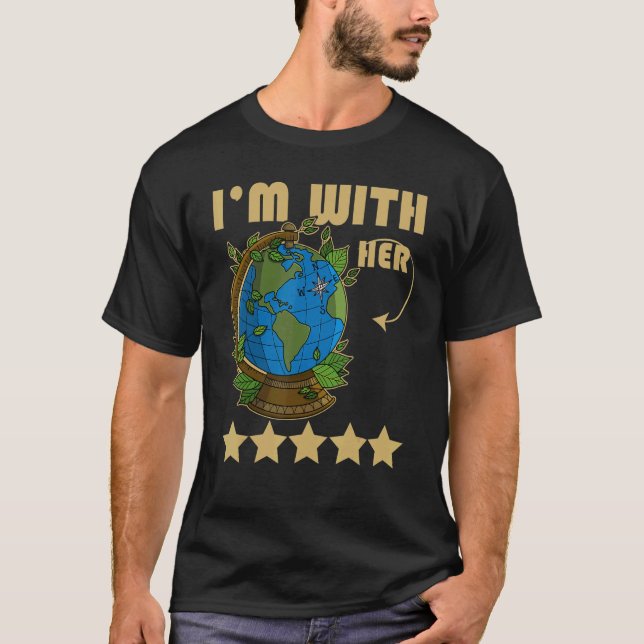 Camiseta Plantas ecologistas de protección del medio ambien (Anverso)