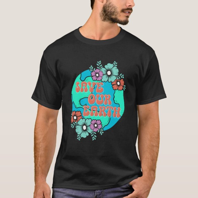 Camiseta Plantas Flores Florales de Árbol Medio Ambiente Sa (Anverso)
