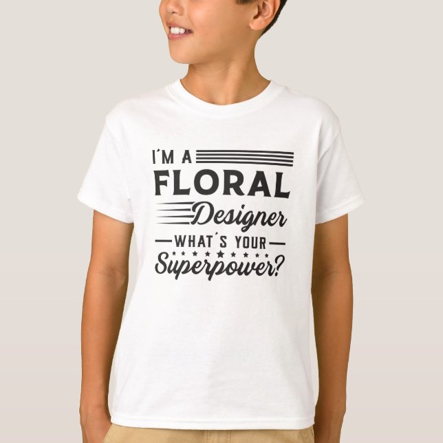 Camiseta Plantas Flores Flores Superpotencia Divertida Idea (Anverso)
