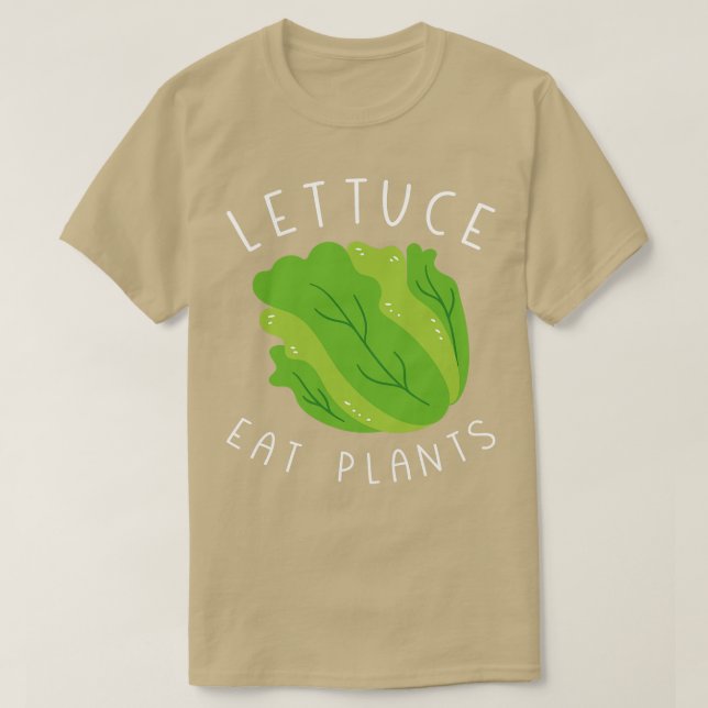 Camiseta Plantas lecheras que comen (Diseño del anverso)