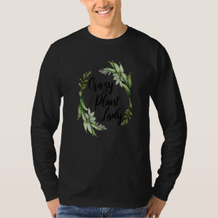 Camiseta Plantas Locas Lady Cute Garden Vegetación Floral