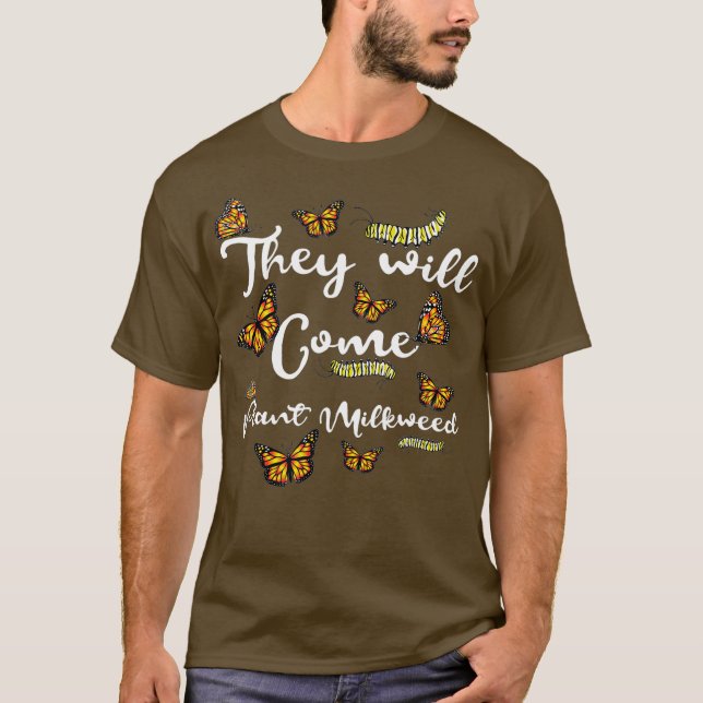 Camiseta Plantas Milkweed Monarch Butterfly Lover Madre (Anverso)