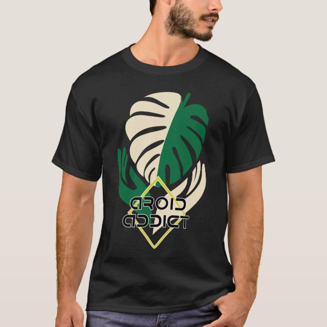 Camiseta Plantas Monstera Aroid Addict (Anverso)