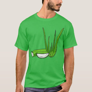 Camiseta Plantas naturales de la planta de Aloe Vera