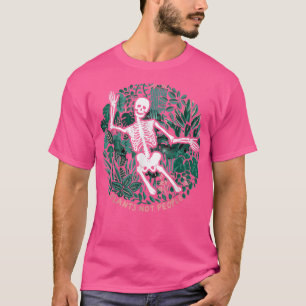 Camiseta Plantas no personas Skeleton Meditation Funny Plan