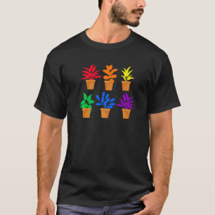Camiseta Plantas Orgullo Lgbtq Arcoiris transexual Lo