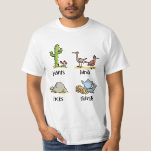 Camiseta Plantas, pájaros, rocas y cosas por el estilo