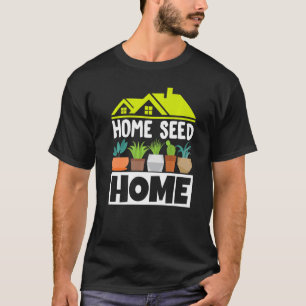 Camiseta Plantas Potentes Hogar Jardín Botánico Semillas Ho