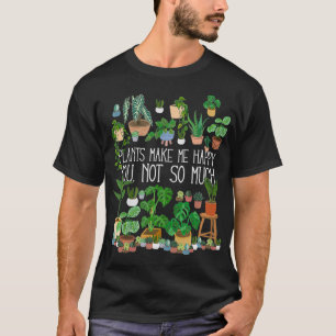 Camiseta Plantas Potentes Me Hacen Feliz De Que No Tanto