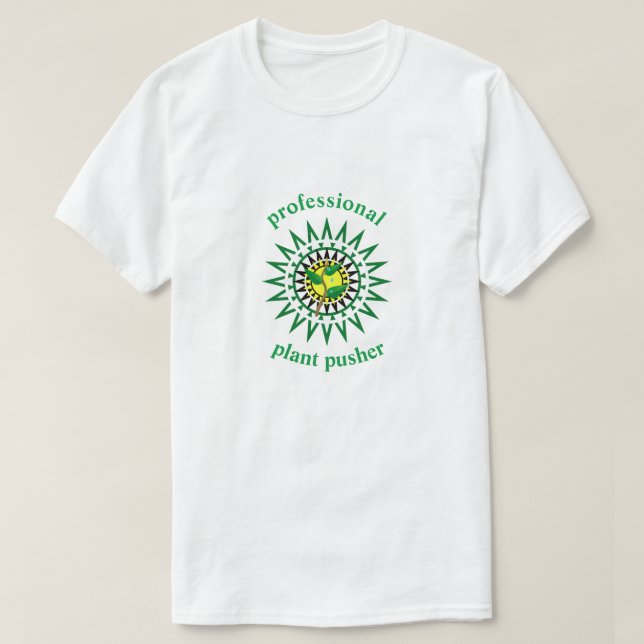 Camiseta Plantas profesionales Pusher Vegan T-Shirt para ho (Diseño del anverso)