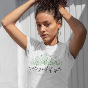Camiseta Plantas sin espiar existentes