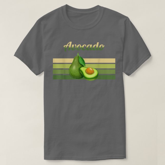 Camiseta Plantas vegetarianas veganas de aguacate fresco re (Diseño del anverso)