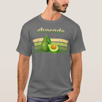 Camiseta Plantas vegetarianas veganas de aguacate fresco re