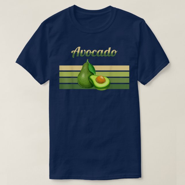 Camiseta Plantas vegetarianas veganas de aguacate fresco re (Diseño del anverso)