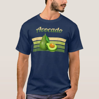 Camiseta Plantas vegetarianas veganas de aguacate fresco re