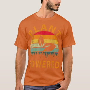 Camiseta Plantas Vegetarianas Vegetarianas Retro Powere