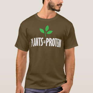 Camiseta PLANTAS = Vejez vegetal para el entrenamiento alim