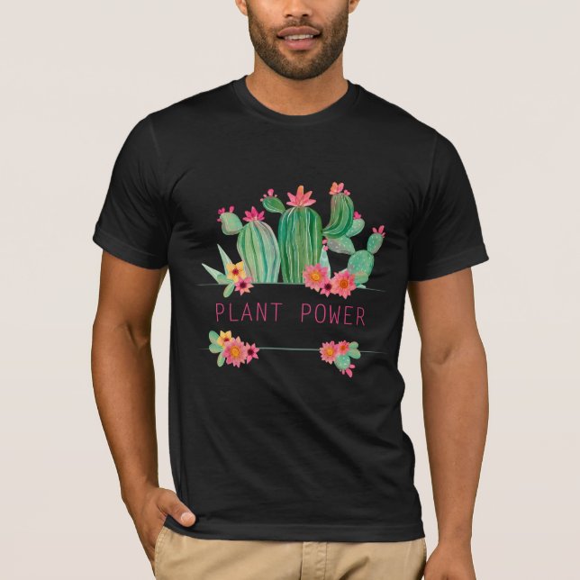 Camiseta Plantas y flores (Anverso)