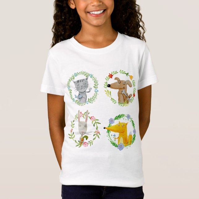 Camiseta Plantas y flores (Anverso)