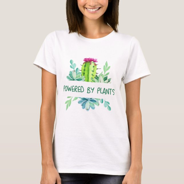 Camiseta Plantas y flores (Anverso)