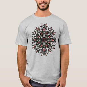 Camiseta Plantas y ojos de trippy - Botánica psicodélica
