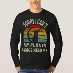 Camiseta Plantas Y Regalo Vintage Retro De Perro Lover Gard