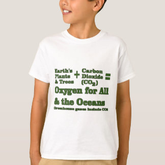 Camiseta Plantas y verdades ambientales del oxígeno