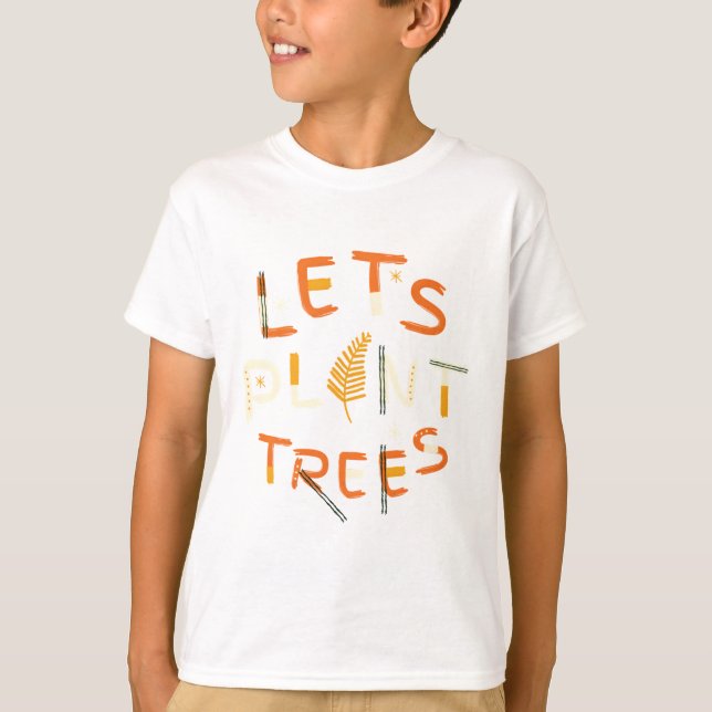 Camiseta Plantemos árboles (Anverso)