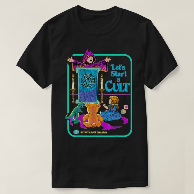 Camiseta Plantemos un culto vintage (Diseño del anverso)