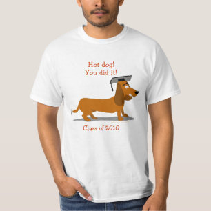Camiseta Plantilla adaptable de la graduación del perro de