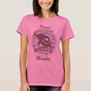 Camiseta Plantilla adaptable - republicano orgulloso