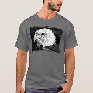 Camiseta Plantilla de águila Elegante gris oscuro Añadir im