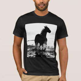 Camiseta Plantilla de Arte Pop de Caballo Moderno y Elegant