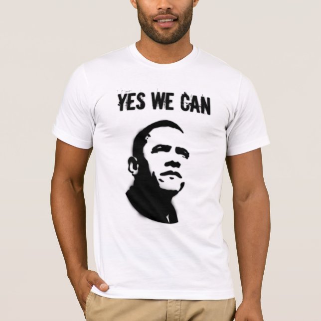 Camiseta PLANTILLA de Barack Obama (Anverso)