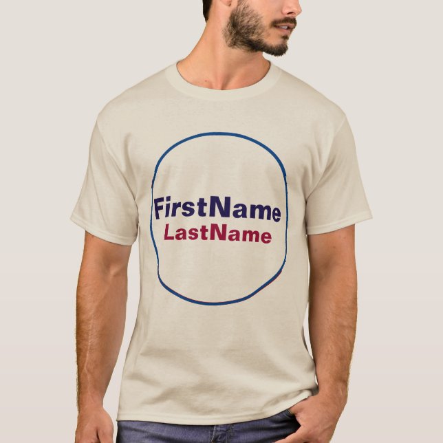 Camiseta Plantilla de campaña de Personalizado (Anverso)