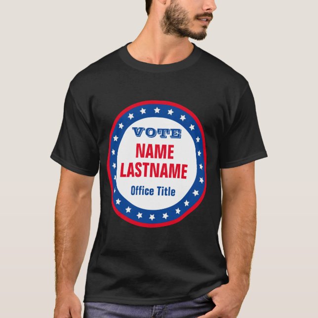 Camiseta Plantilla de campaña de personalizados para las el (Anverso)