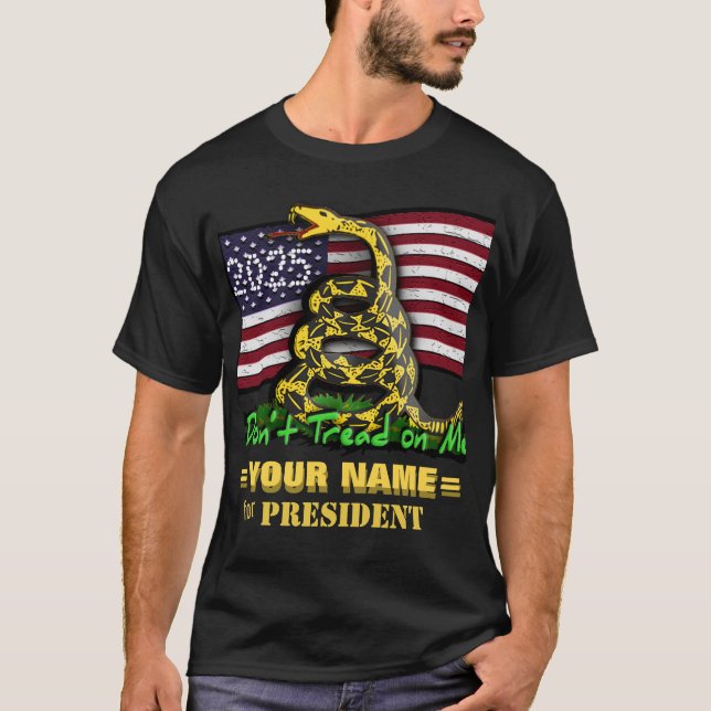 Camiseta Plantilla de campaña No me toques (Anverso)