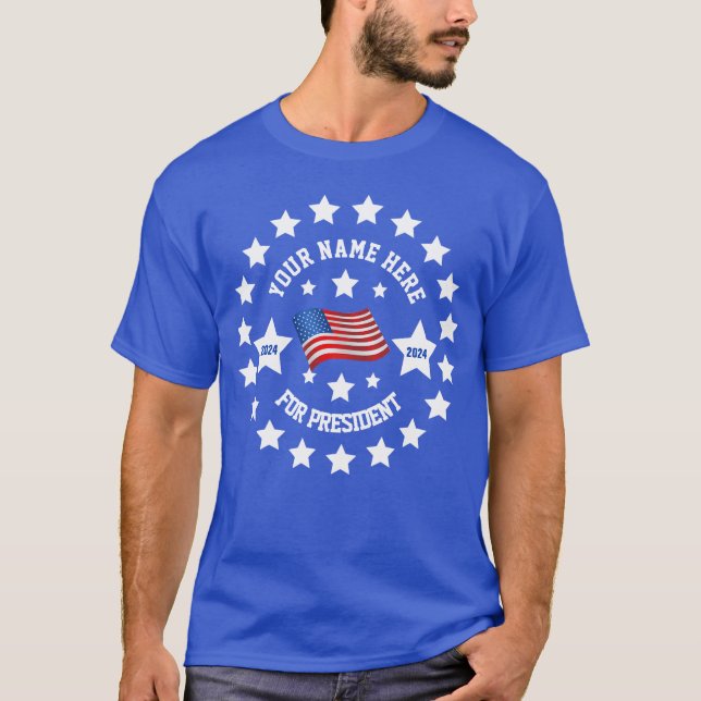 Camiseta Plantilla de campaña oscura T-Shirt (Anverso)