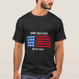 Camiseta Plantilla de campaña para las elecciones