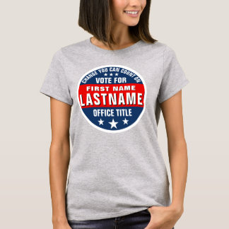 Camiseta Plantilla de Campaña Personalizada