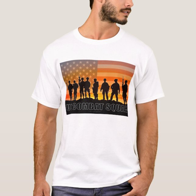 CAMISETA PLANTILLA DE COMBATE ESTADOUNIDENSE (Anverso)