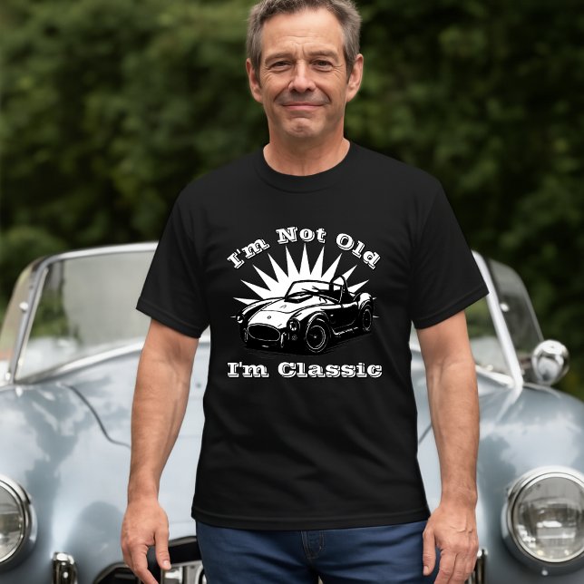 Camiseta Plantilla de cumpleaños de coche clásica de 1962 (Subido por el creador)